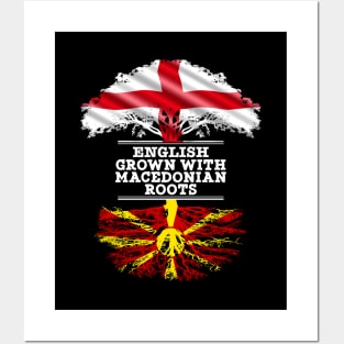 English Grown With Macedonian Roots - Gift for Macedonian With Roots From Macedonia Posters and Art